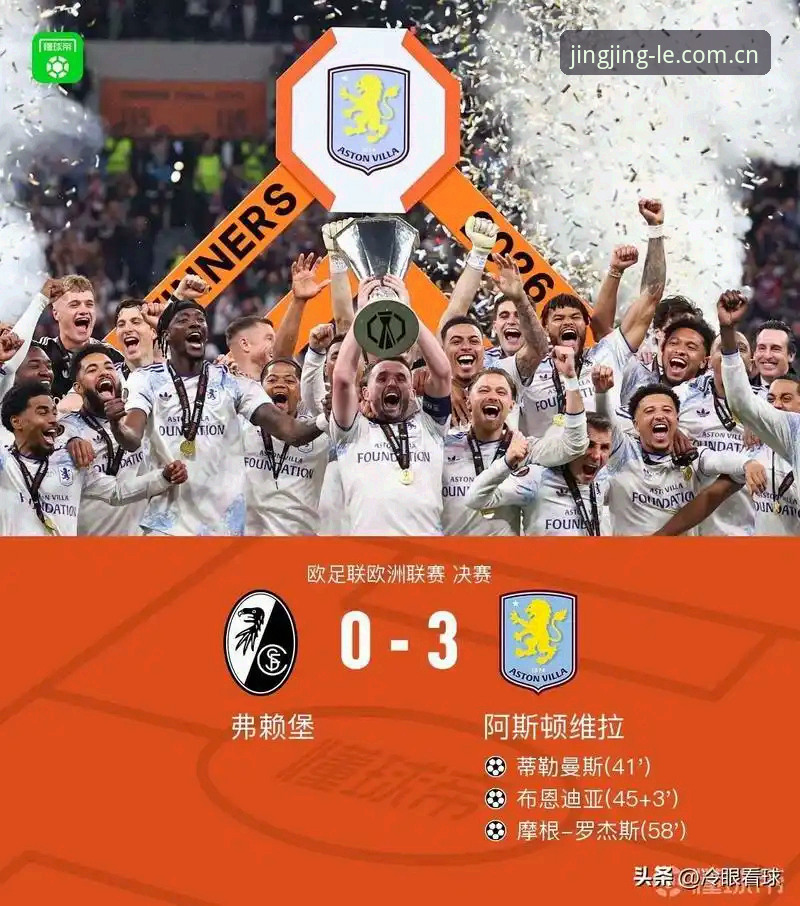 维拉3-0弗赖堡夺欧联杯最新动态：埃梅里五冠封神，乐竟官方平台数据复盘